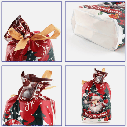 AnytimeGifts™ 30 Christmas Drawstring Gift Bags
