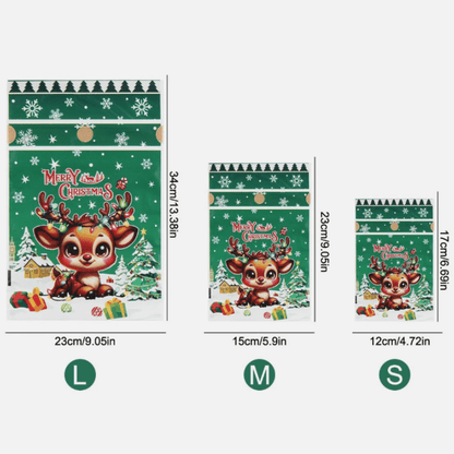 AnytimeGifts™ 30 Christmas Drawstring Gift Bags