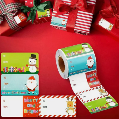 AnytimeGifts™ 20 Christmas Label stickers