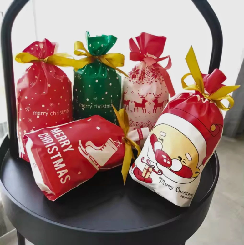 AnytimeGifts™ 30 Christmas Drawstring Gift Bags
